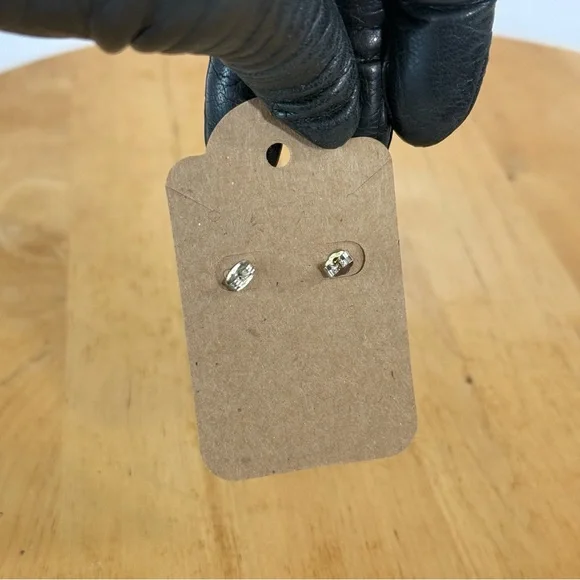 Vintage Taxco Mexico Sterling Silver Pierced Earrings Sugilite Mexico TM-180 925 - Picture 4 of 12